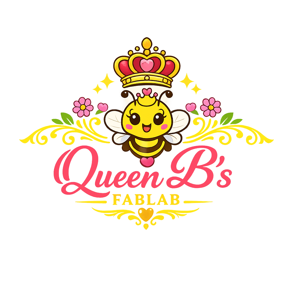 Queen B FabLab logo
